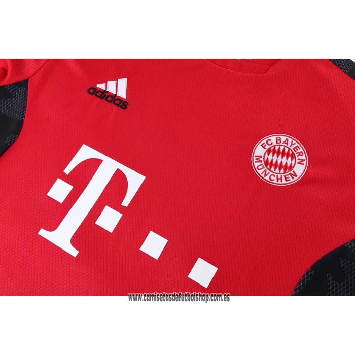 Chandal del Bayern Munich 22-23 Manga Corta Rojo - Pantalon Corto